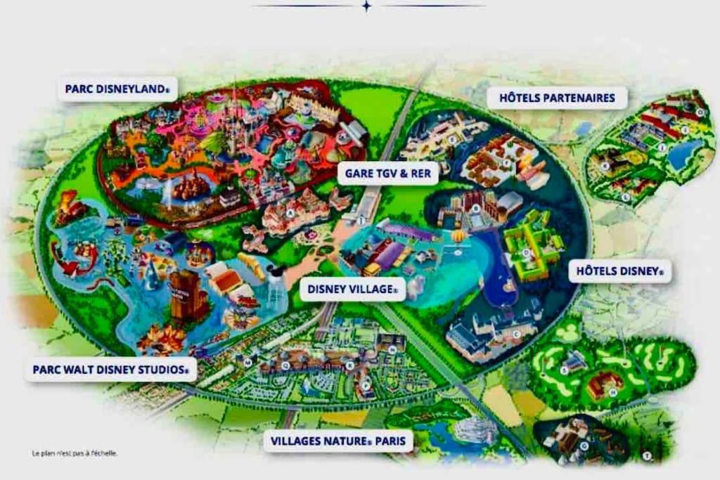 Disney Cocooning A 5 Minutes Du Parc クヴレ エクステリア 写真